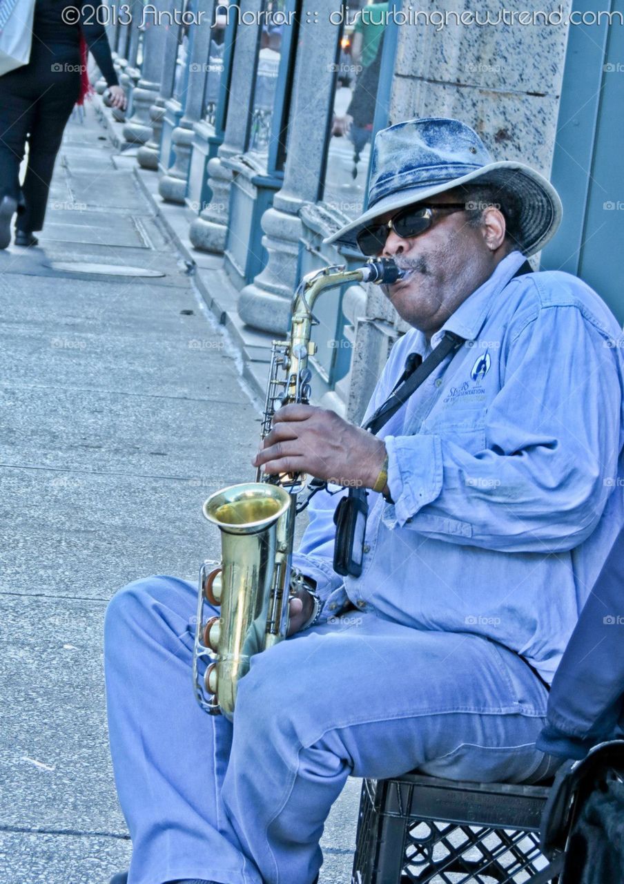 Chicago blues man