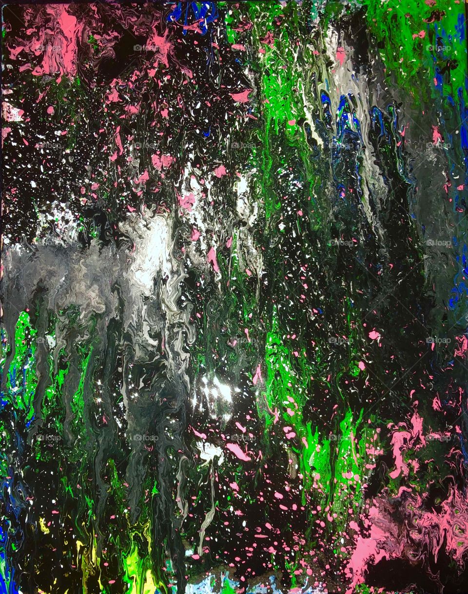 Paint splat color expression 