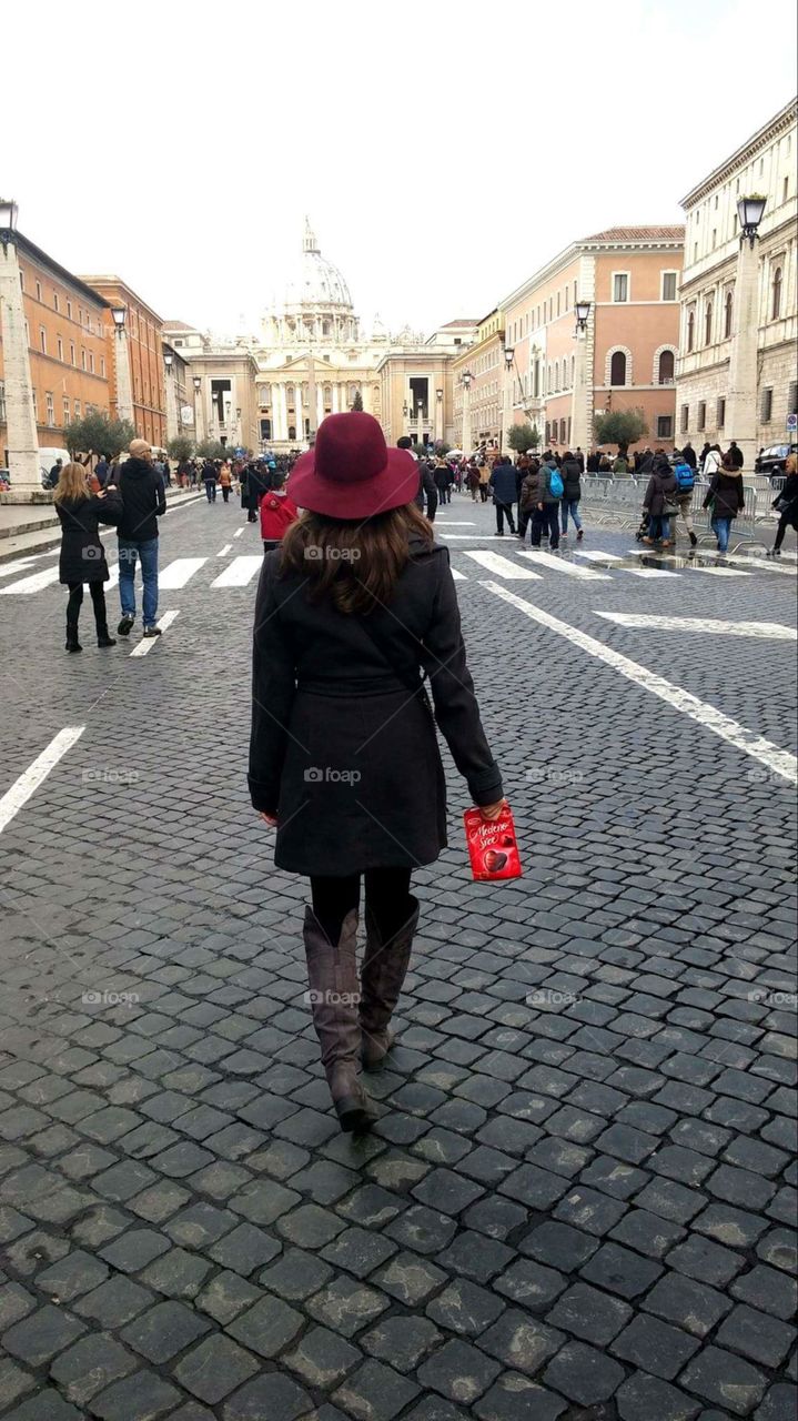 Girl in Rome
