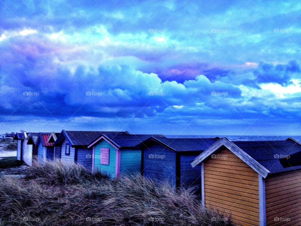 Beach huts 