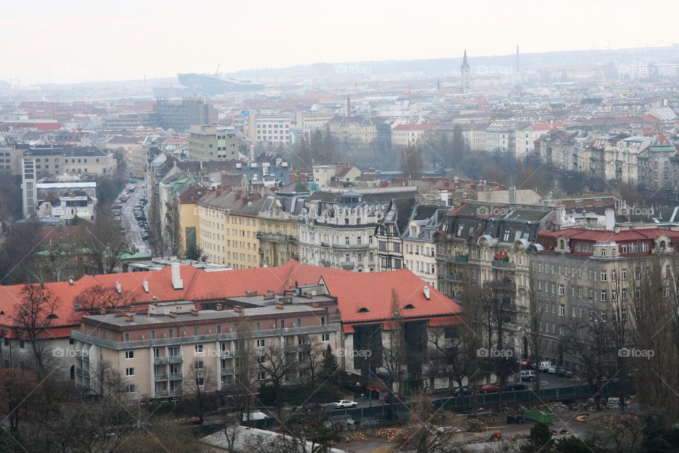 Beautiful view of the city. 