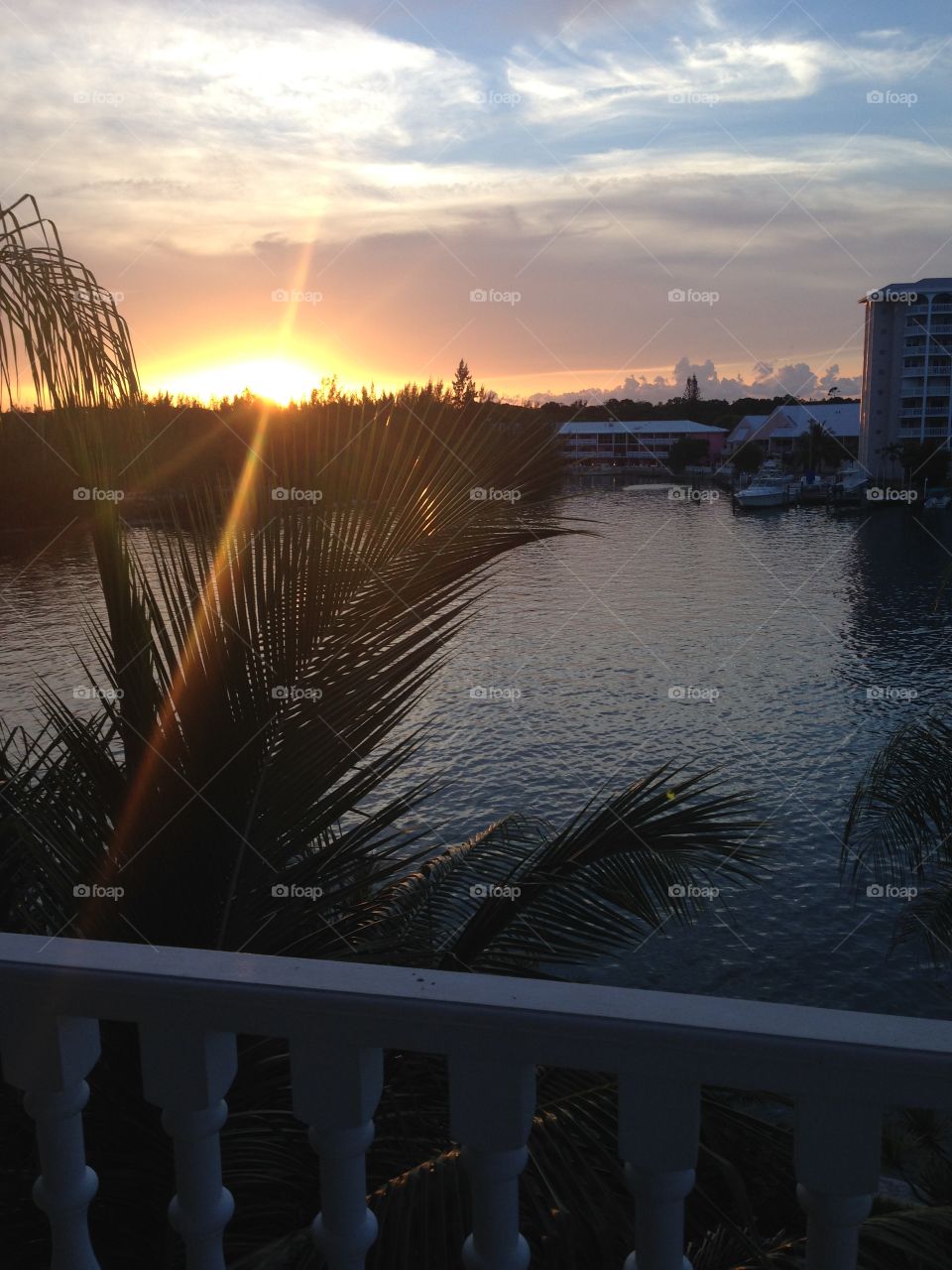 Sun set.  Bahamas 