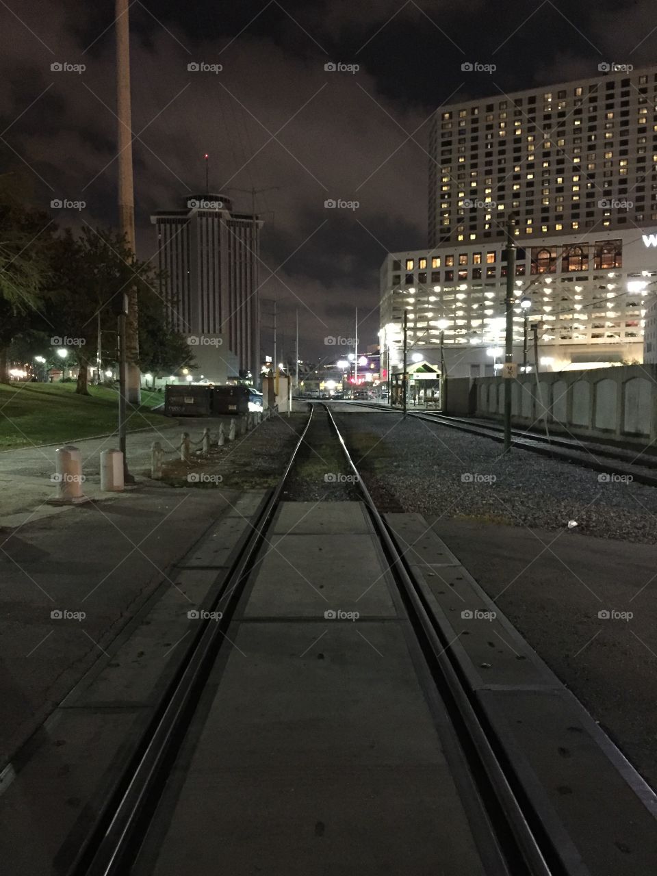 New Orleans rail. Train tracks