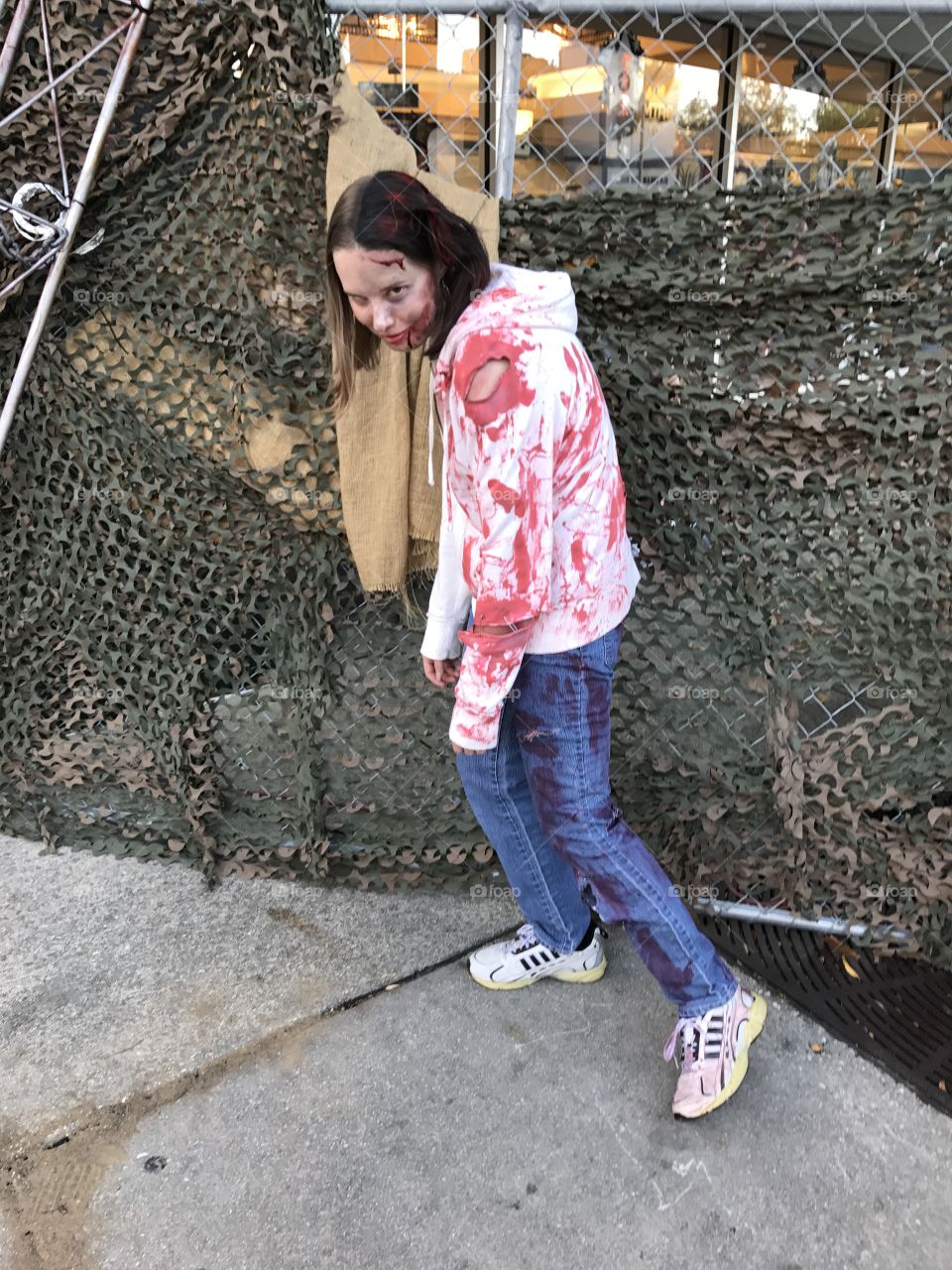Look out! Half-dead zombie lurking at FrightFest!