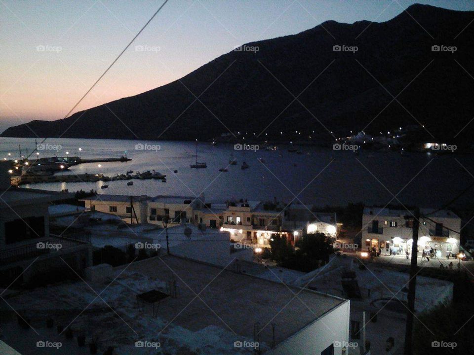 A nice and romantic afternoon taken in the beautiful town of Castle in Sifnos Island