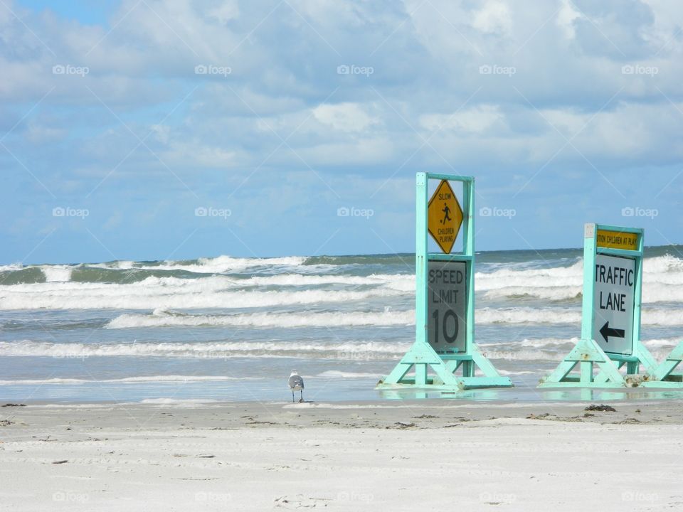 driving on the beach