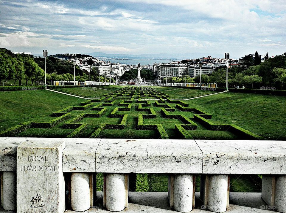 Lisbon from Eduardo VII Park