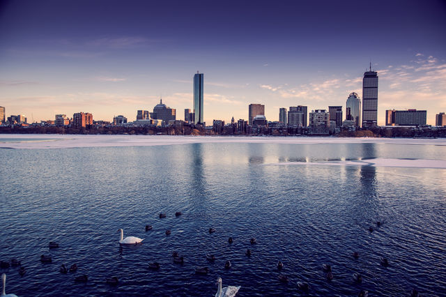 City skyline against sky