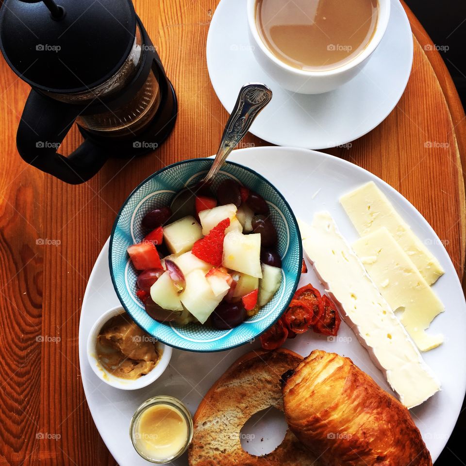 Breakfast At A Bed & Breakfast In Ullapool Scotland