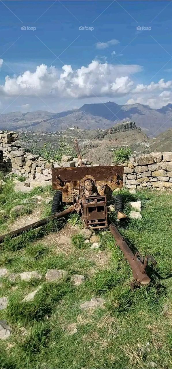 Glory be to God, the magnificent and picturesque view and the natural green trees are a view that is nothing more wonderful than it