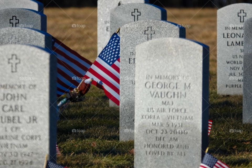 A veterans cemetery serves as a reminder that freedom is not free