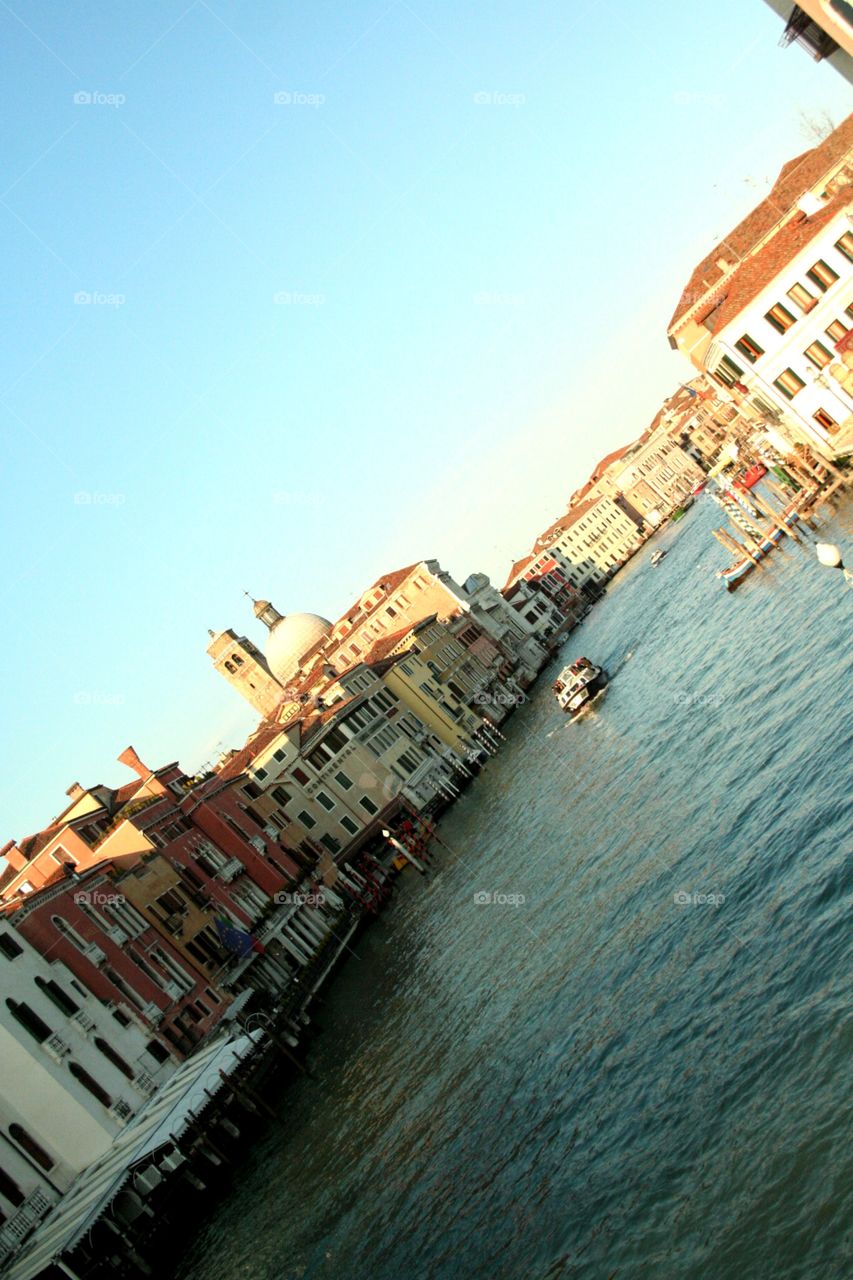 the grand canal in Venice