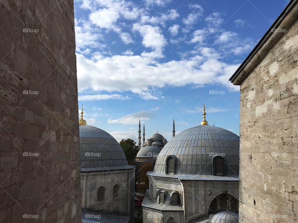 Blue mosque from Hagia Sophia 
