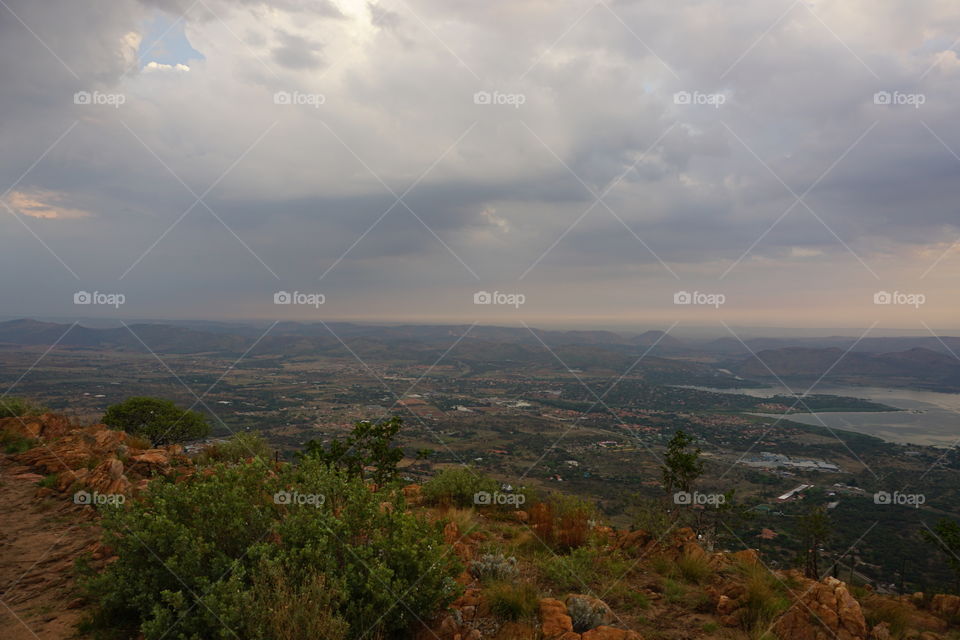 On top of magaliesburg mountain