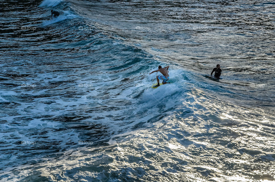 Surfing at Spain 