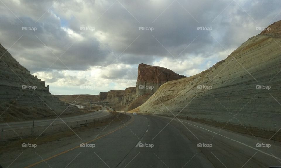 Desert Sandstone Cliffs