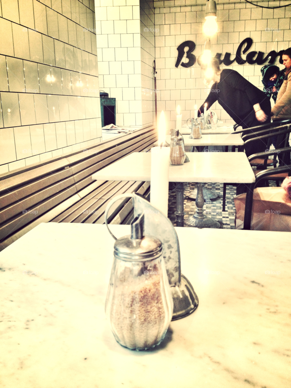 winter sweden woman table by piaktw