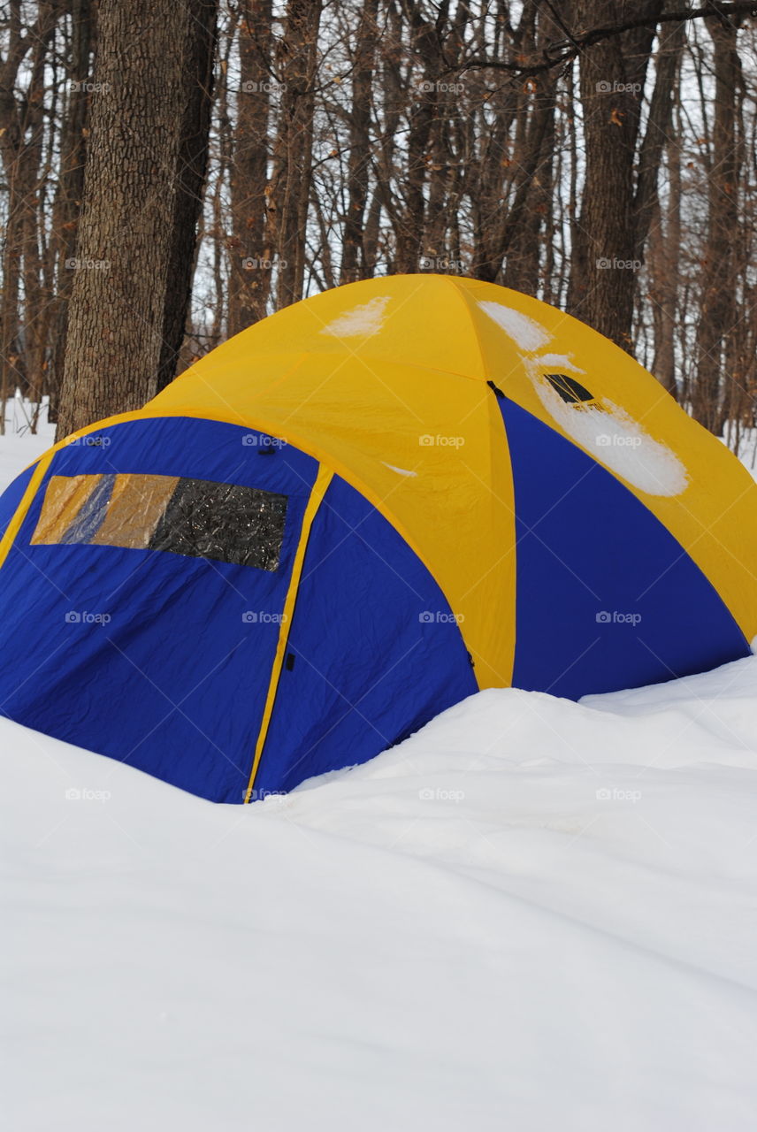 Tents and Snow don't always go together well???