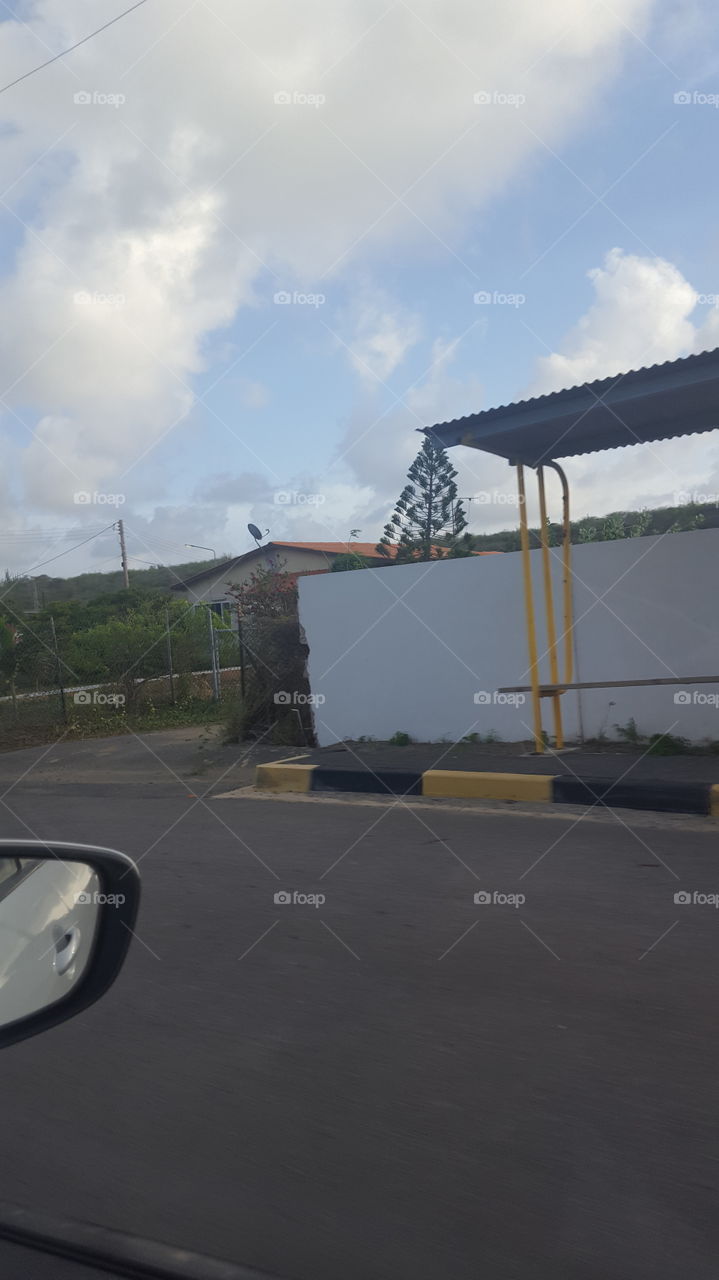 Bus Stop in Curacao