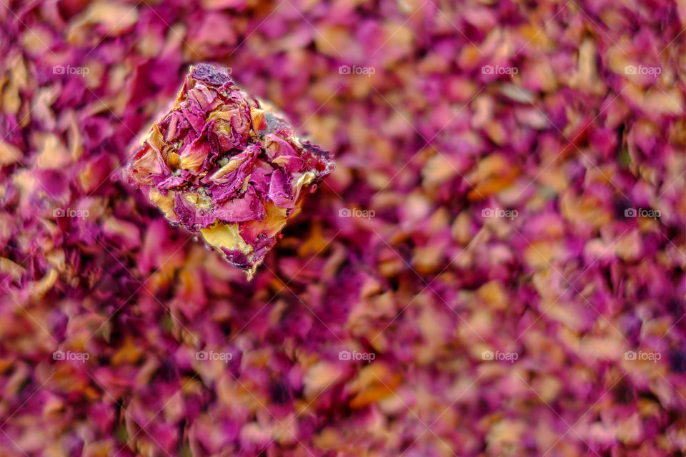 Turkish delight with rose