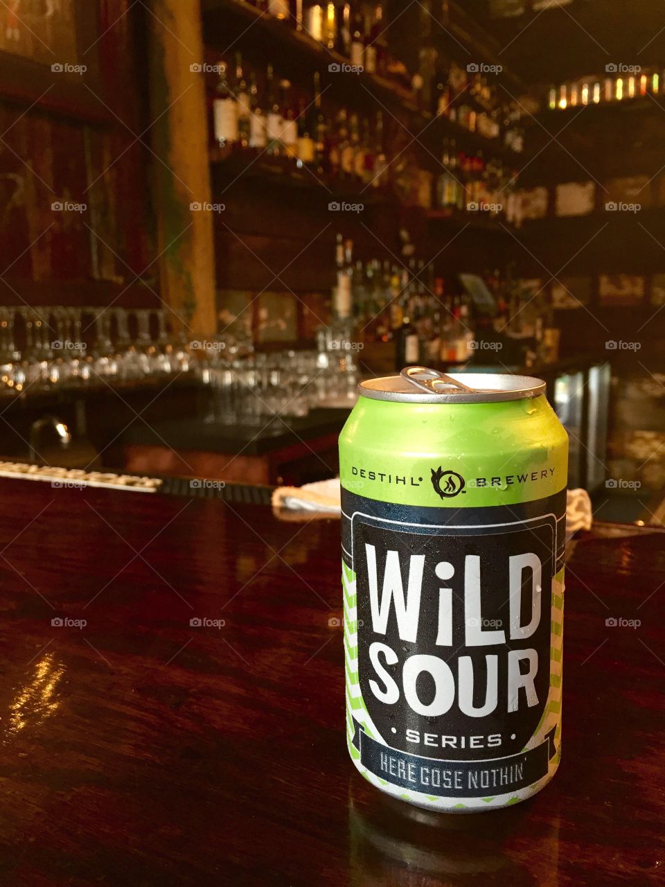 Wild Sour, Destihl Brewery. Taken in Black Penny, a beer bar in New Orleans on Rampart.
