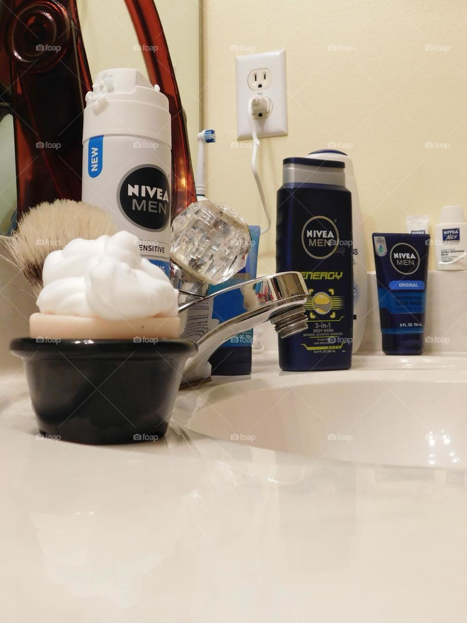 Shaving: Men and their Products- Skin Care and hair products aren’t just for women. There are many products that can help create a well-groomed man.