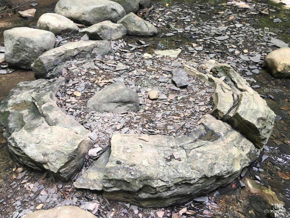 Pine Quarry Rock formations, in the middle of A small town. A shady little park filled with the most unique rock structures. 