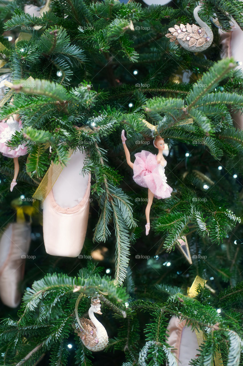Ballet themed Christmas tree decoration.