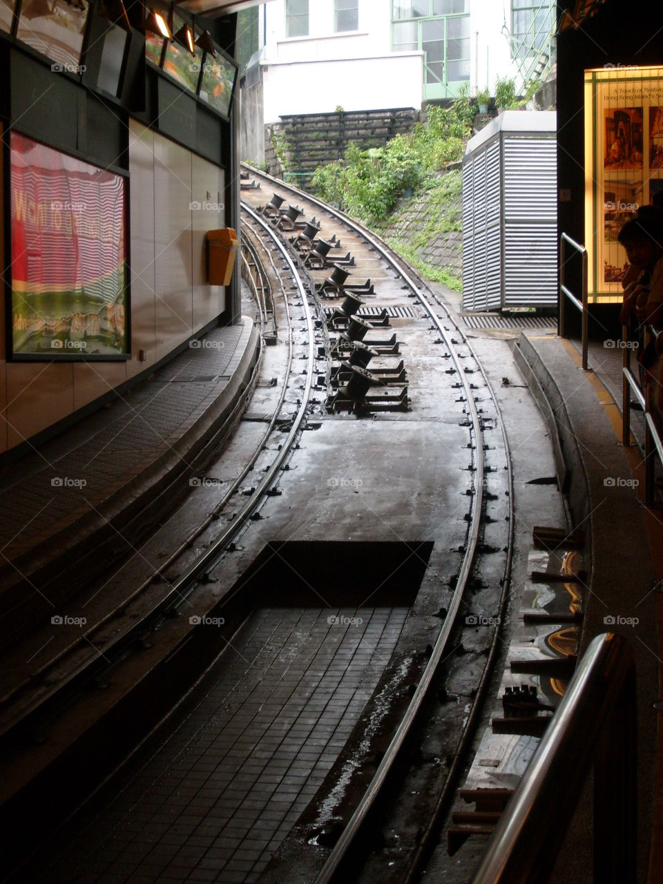 Hong Kong Funicular Track - Peak Tram