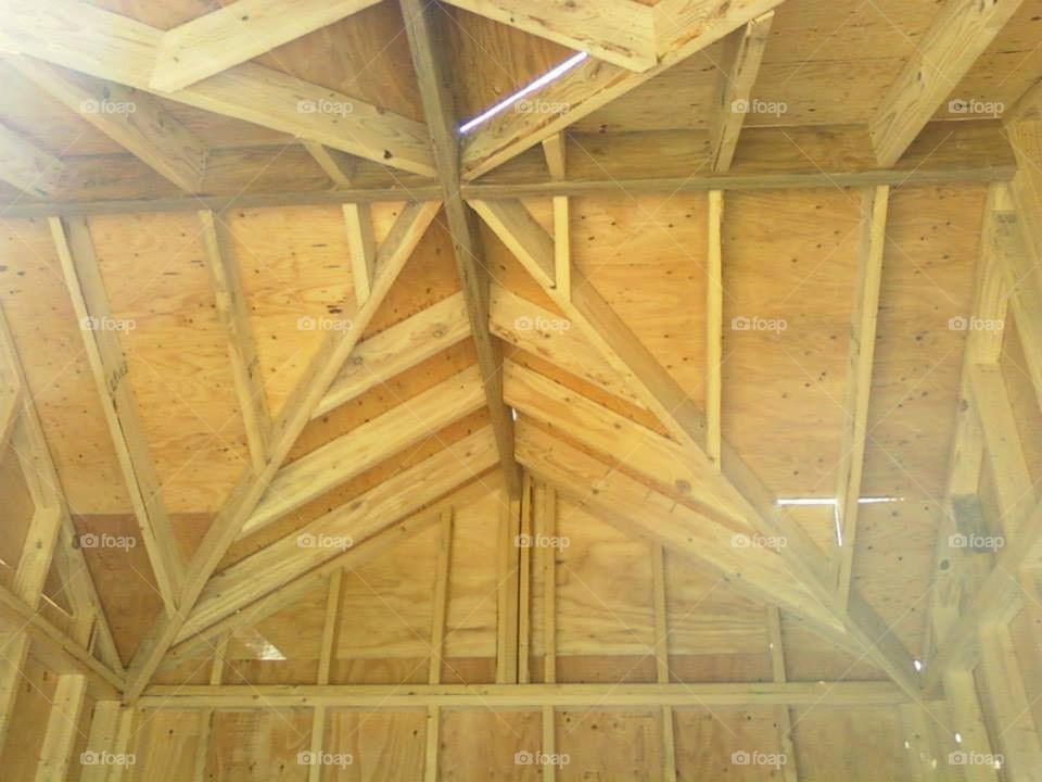 Inside a Roof