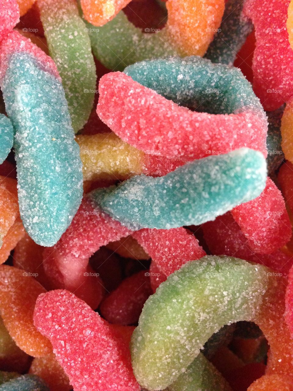 Gummy worm candy