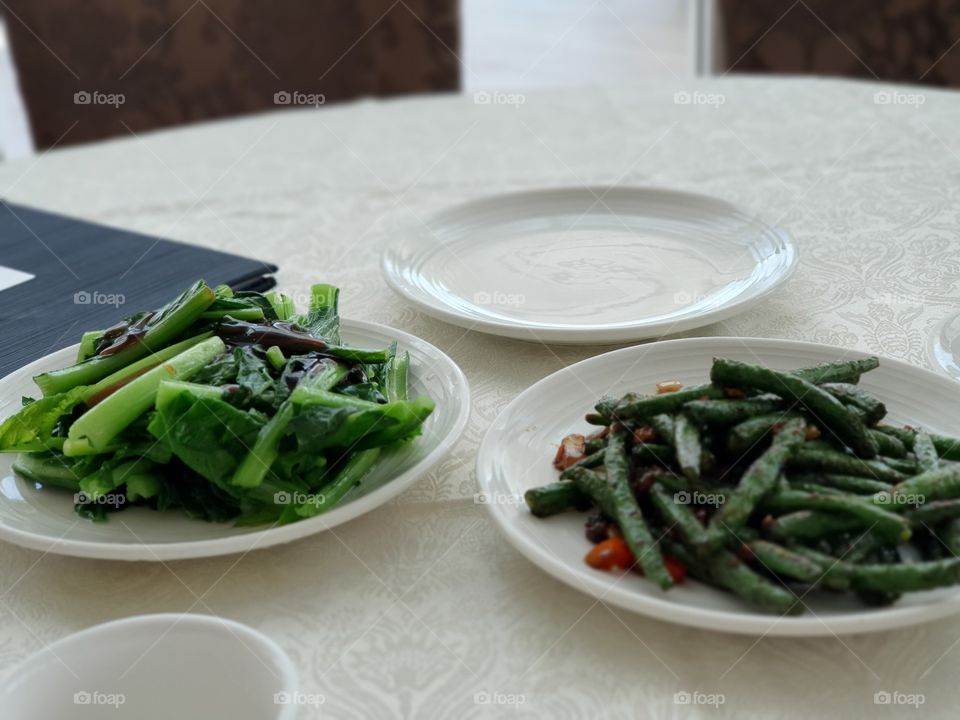 Asian Greens Beans Dish