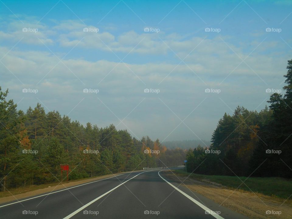 road trip window car view