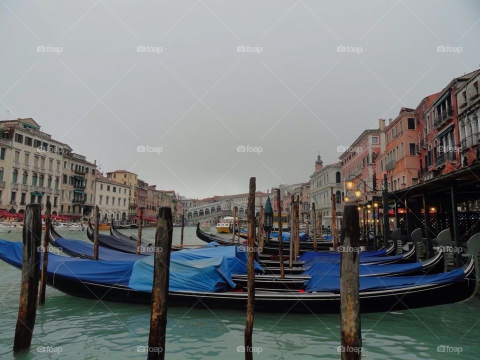 Gondolas at Rialto