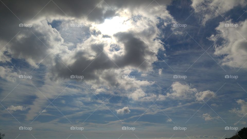 Low angle view of cloudscape