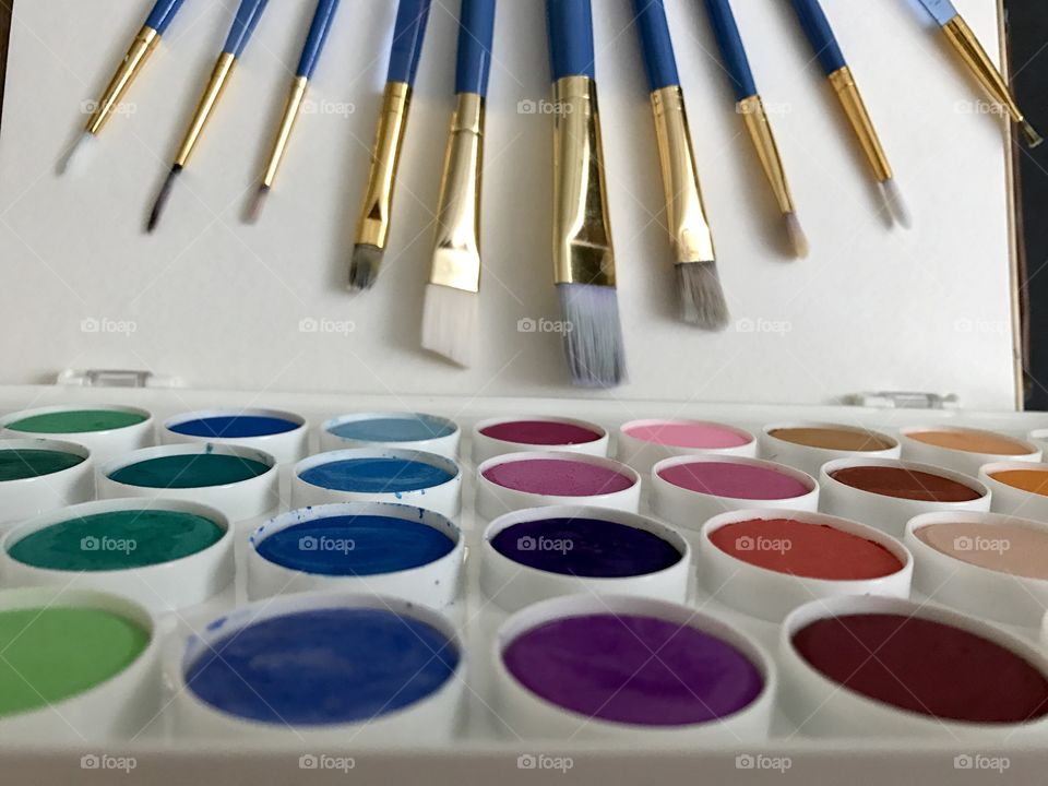 Brushes and color palette 🎨 