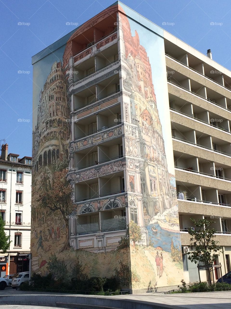 Tour de Babel en trompe l œil 