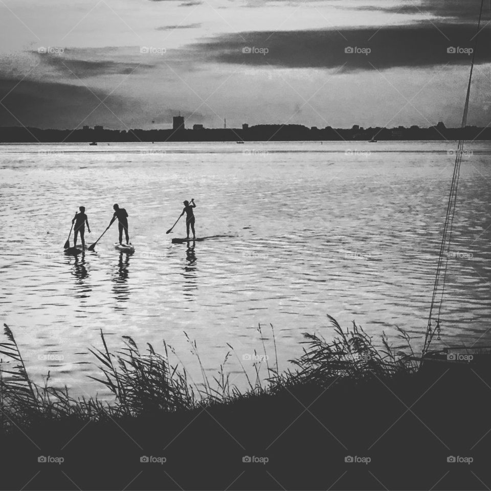 A hot summer evening in Holland.