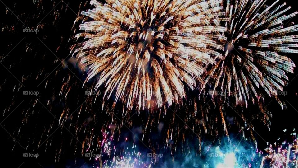 Fireworks. Canadian Fireworks