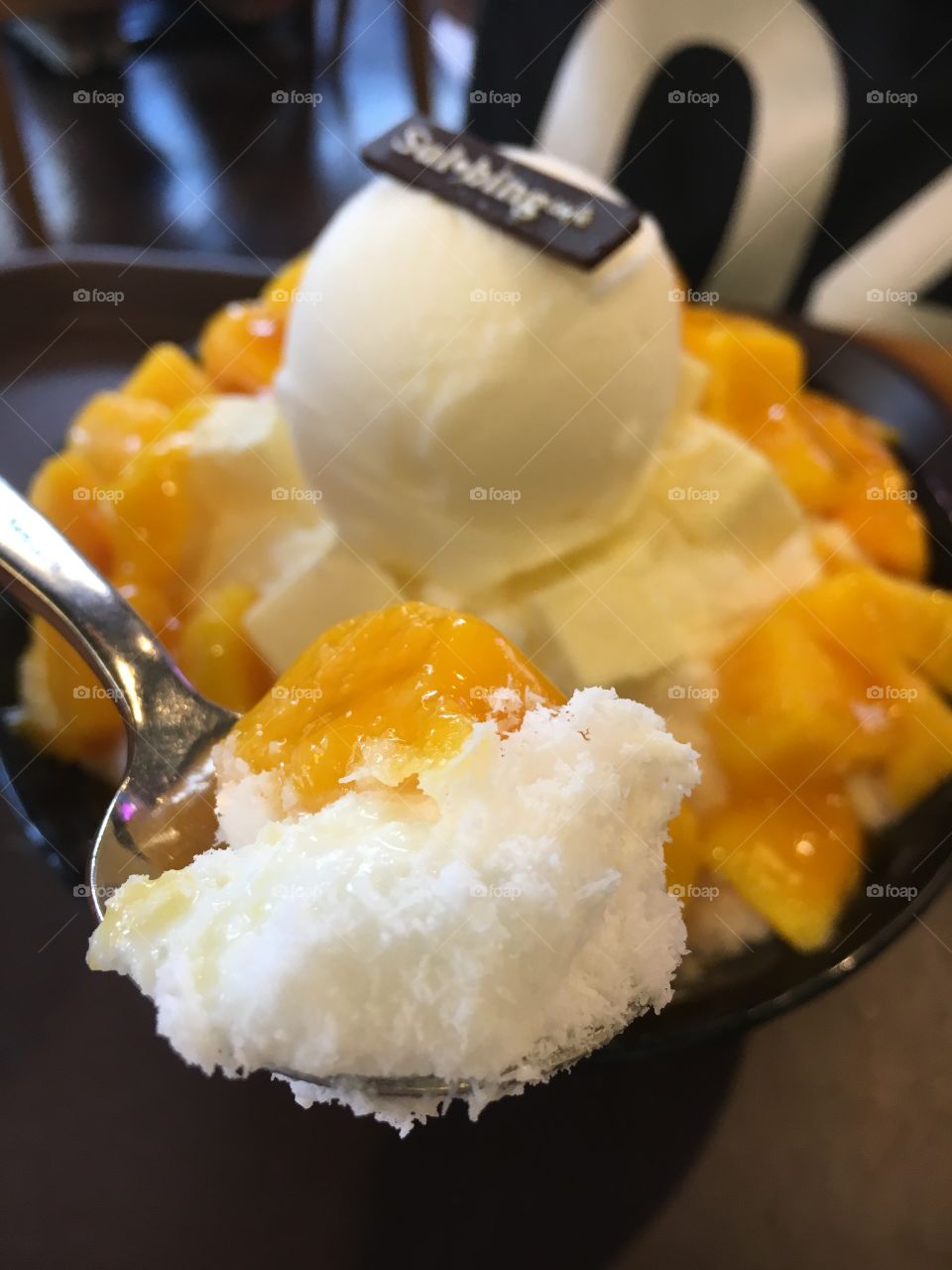 If you’re in Seoul, this is one of the must haves. Especially on a hot summer day. Shaved Ice or Bingsu as they call it, it’s like fluff that melts in your mouth. 