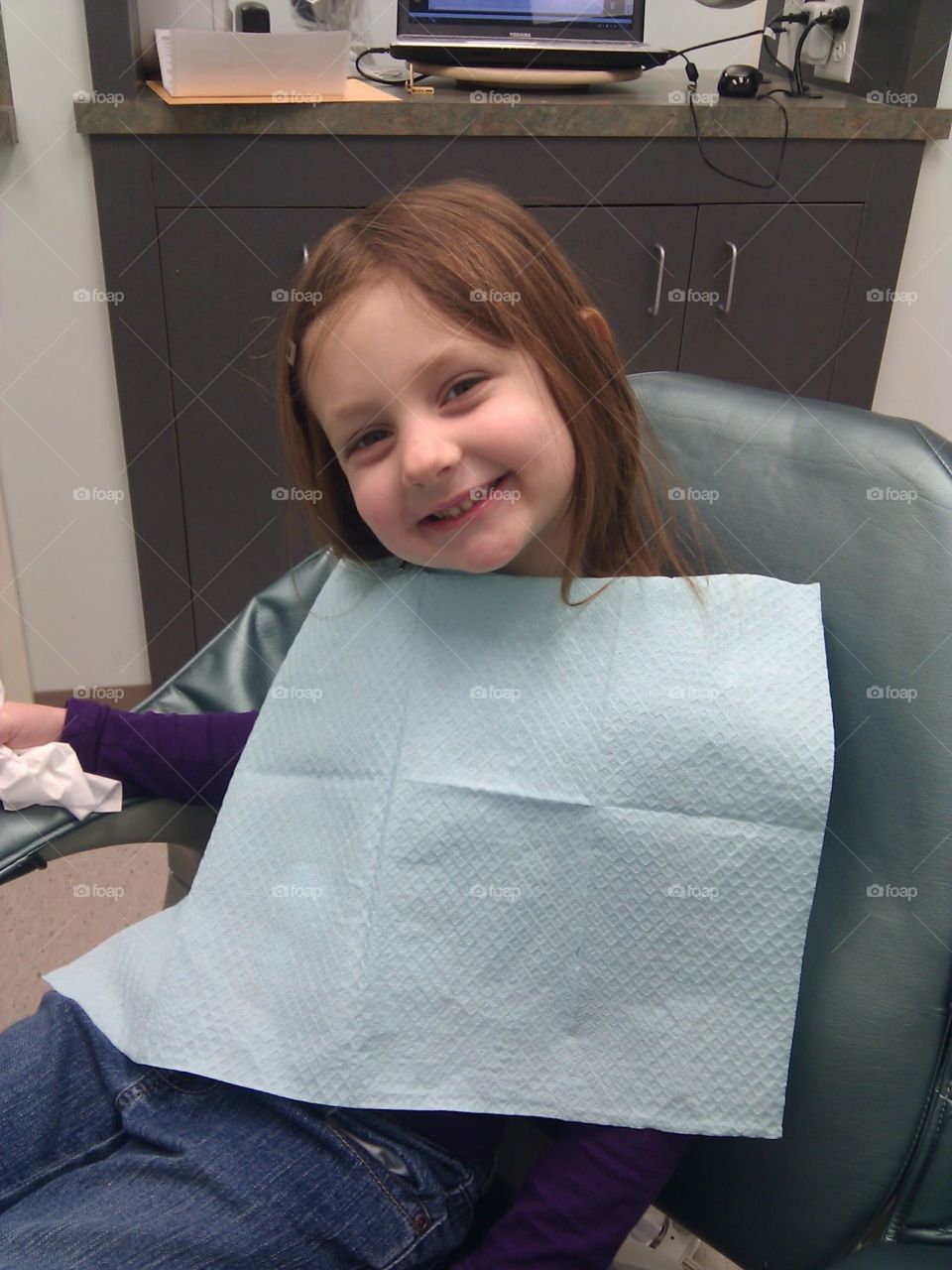 She loves the dentist