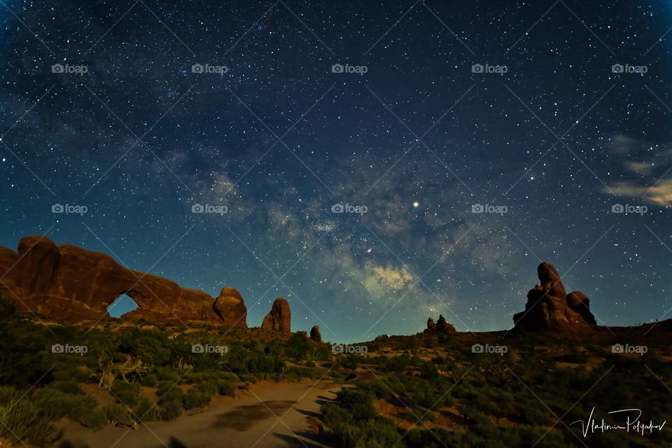 Milky Way in Arches National Park