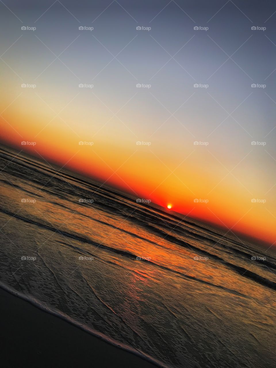 Sunrise over the Atlantic Ocean—taken in St. Augustine, Florida 