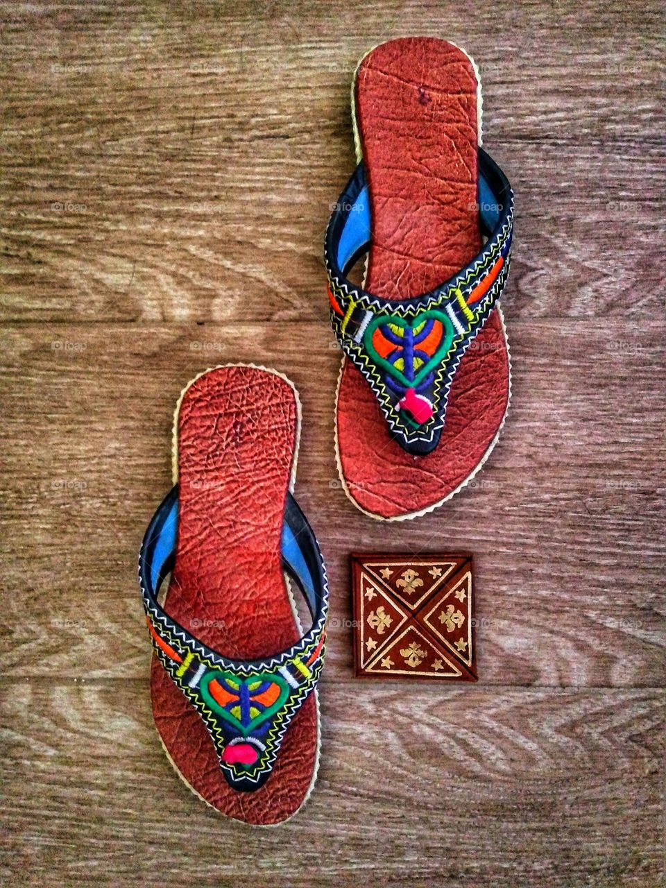 Traditionl moroccan shoes
