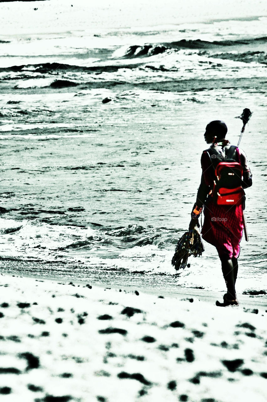 beach red sea walk by olijohnson
