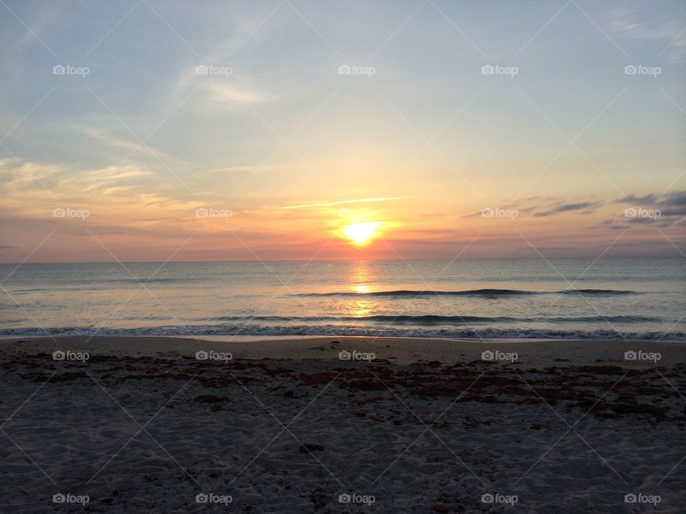 Florida sun set