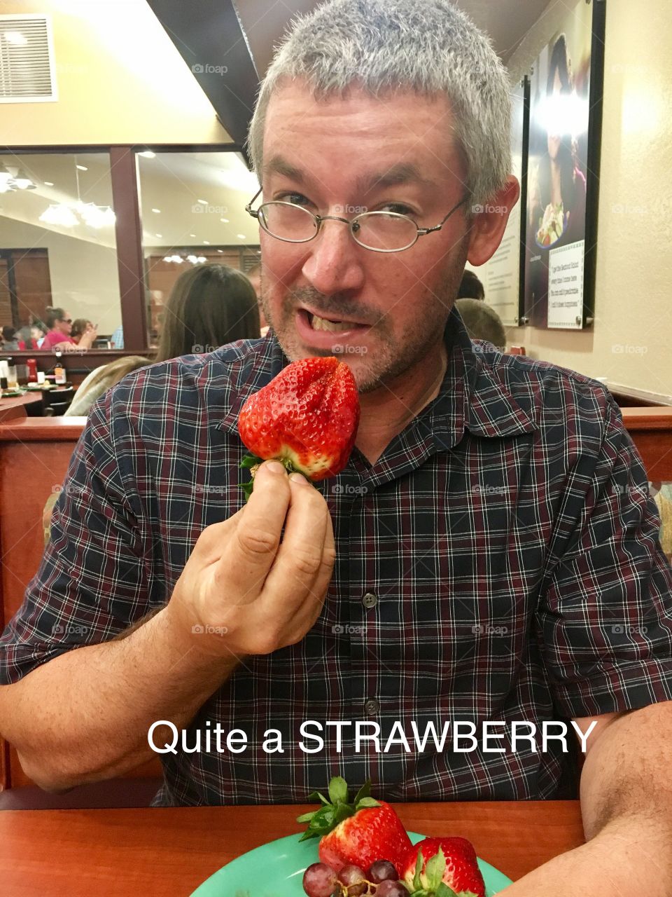 Quite a strawberry 