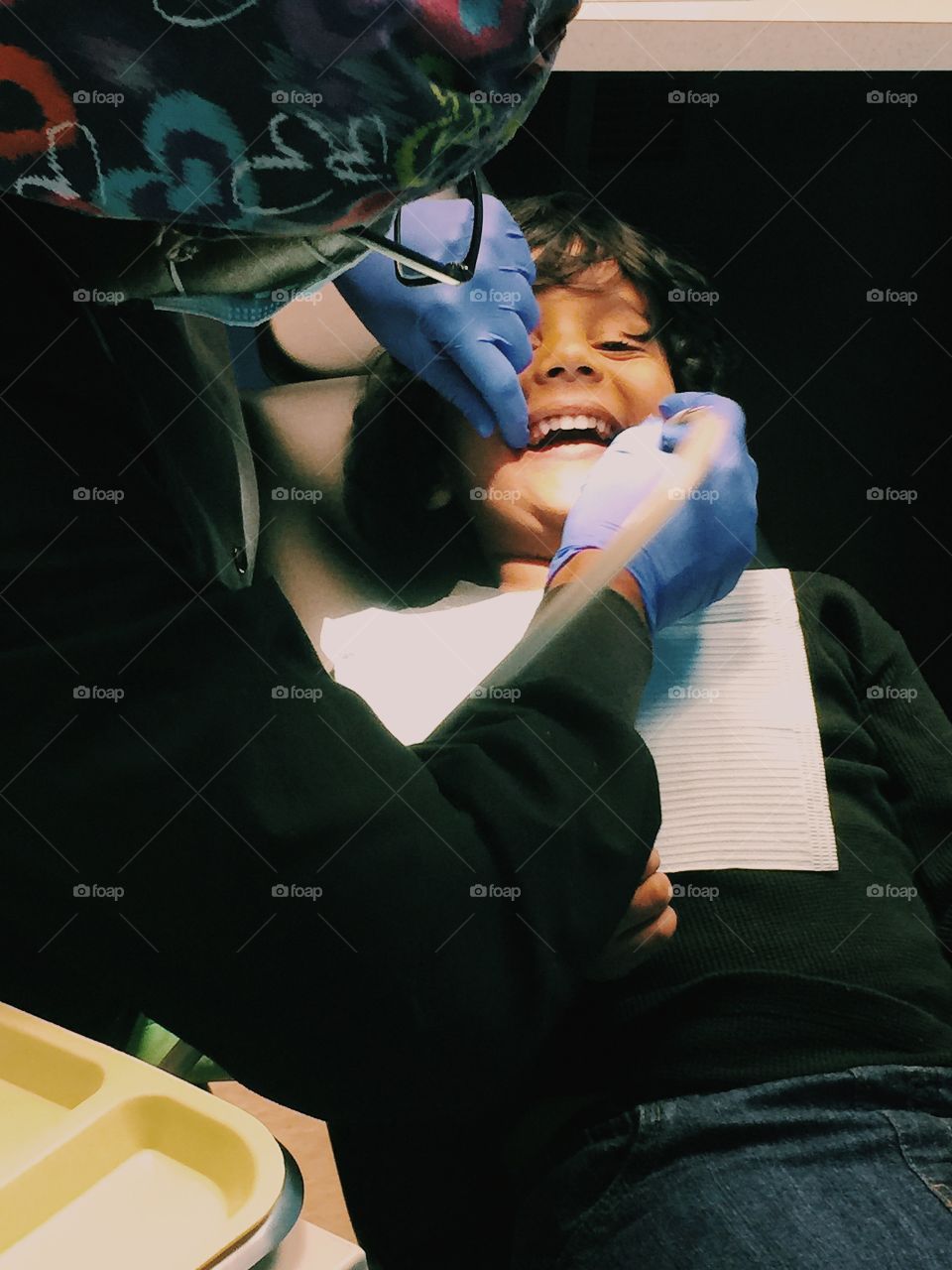 At the dentist 