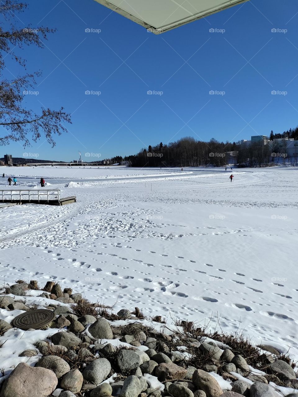 frozen lake