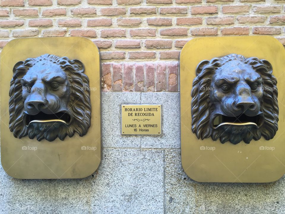 Beautiful postboxes in Toledo Spain